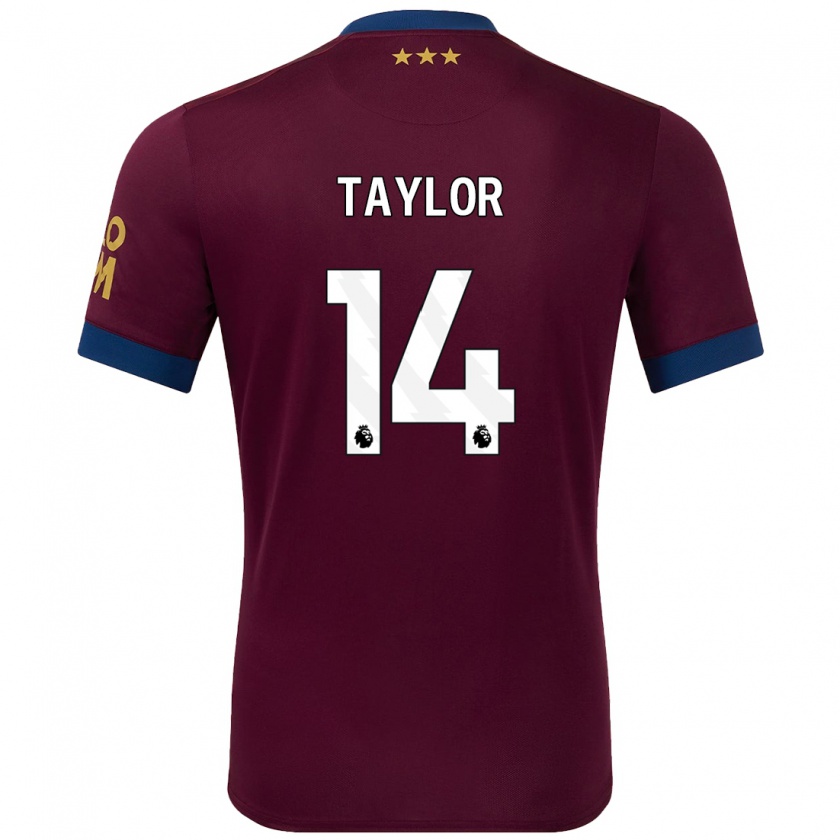 Kandiny Gyermek Jack Taylor #14 Barna Idegenbeli Jersey 2024/25 Mez Póló Ing