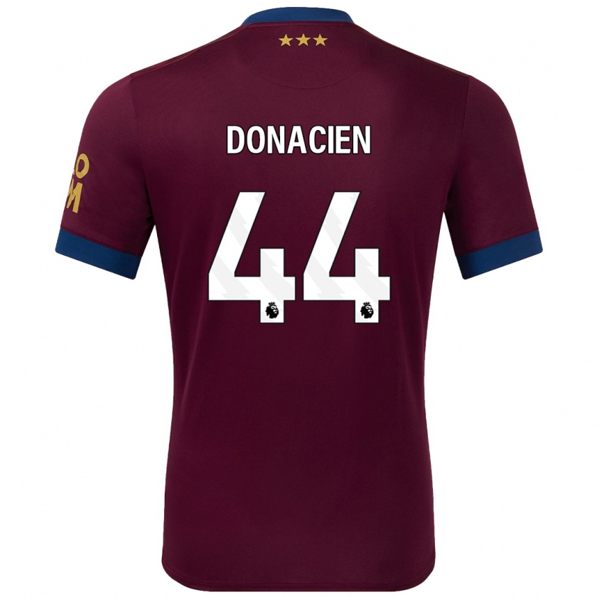 Kandiny Gyermek Janoi Donacien #44 Barna Idegenbeli Jersey 2024/25 Mez Póló Ing