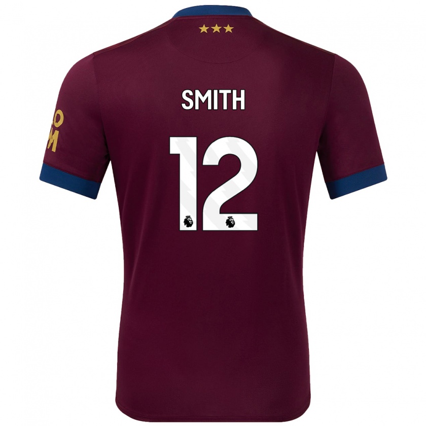 Kandiny Gyermek Olivia Smith #12 Barna Idegenbeli Jersey 2024/25 Mez Póló Ing