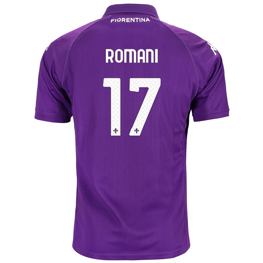 Kandiny Férfi Lorenzo Romani #17 Lila Hazai Jersey 2024/25 Mez Póló Ing