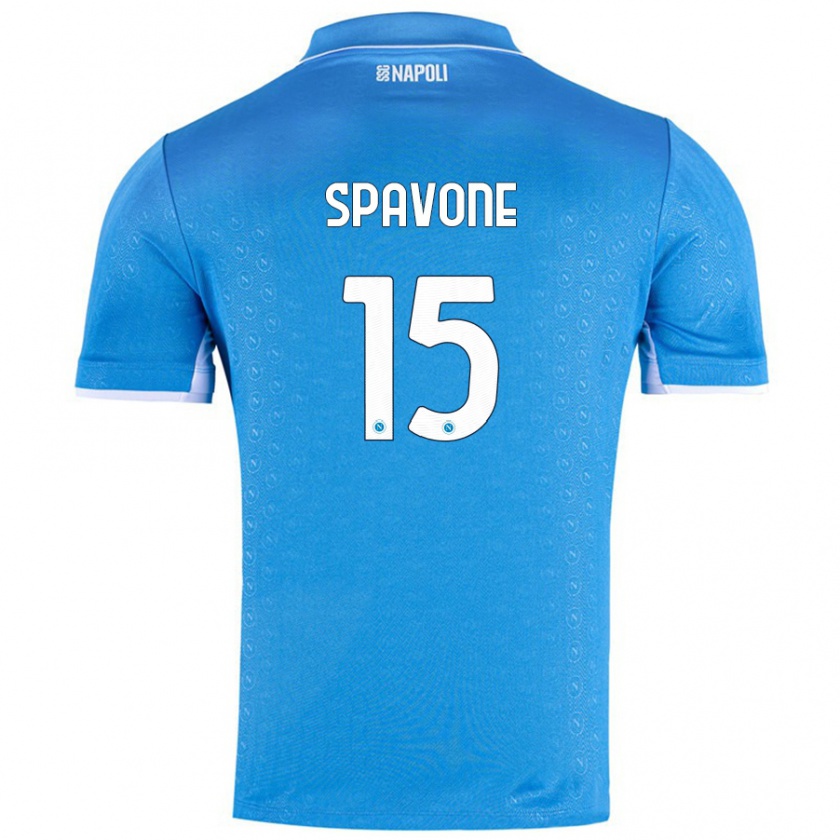 Kandiny Férfi Alessandro Spavone #15 Ég Kék Hazai Jersey 2024/25 Mez Póló Ing