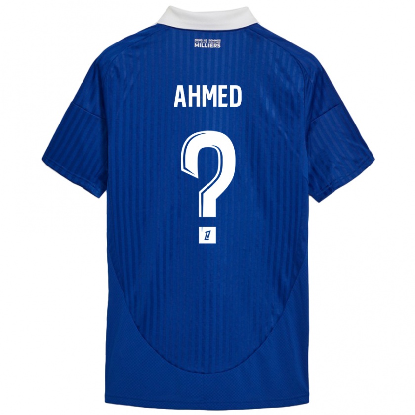 Kandiny Férfi Aymeric Ahmed #0 Kék Fehér Hazai Jersey 2024/25 Mez Póló Ing