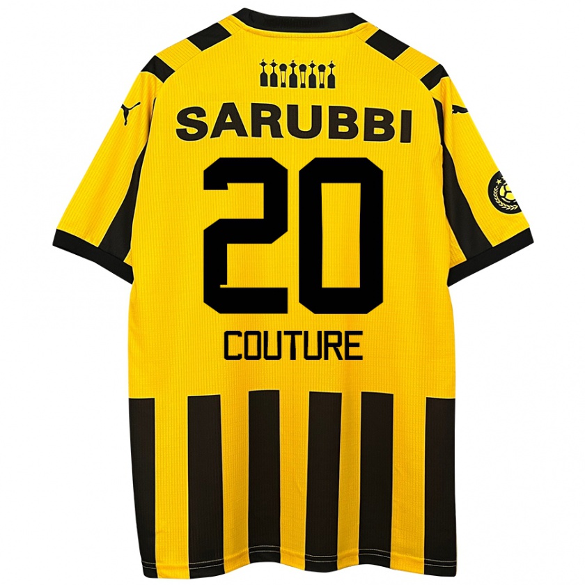 Kandiny Férfi Lorenzo Couture #20 Sárga Fekete Hazai Jersey 2024/25 Mez Póló Ing