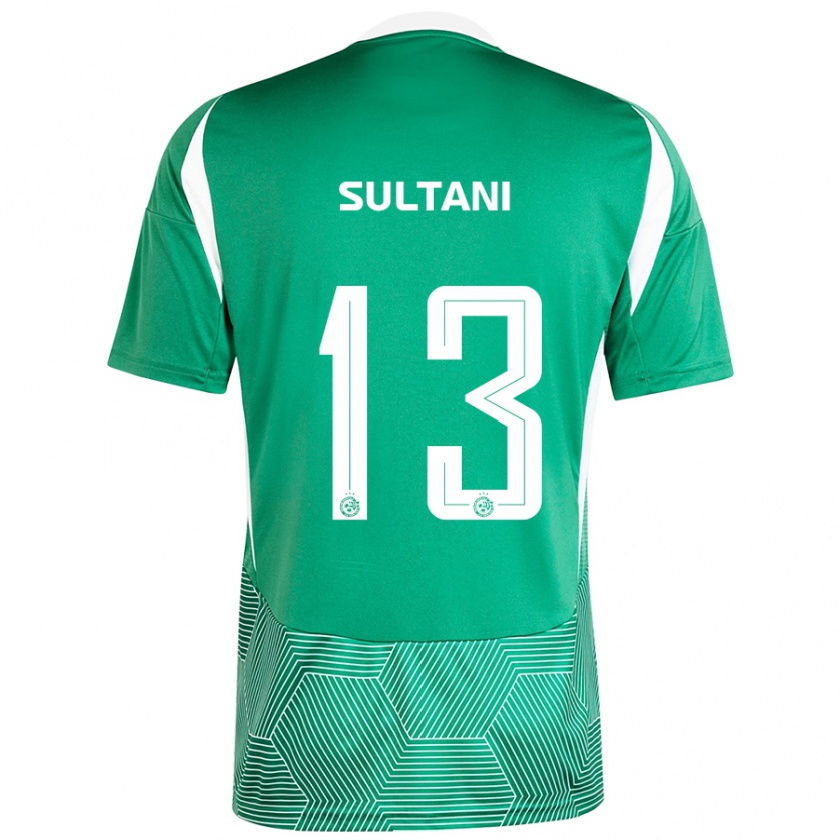 Kandiny Férfi Tomás Sultani #13 Zöld Fehér Hazai Jersey 2024/25 Mez Póló Ing