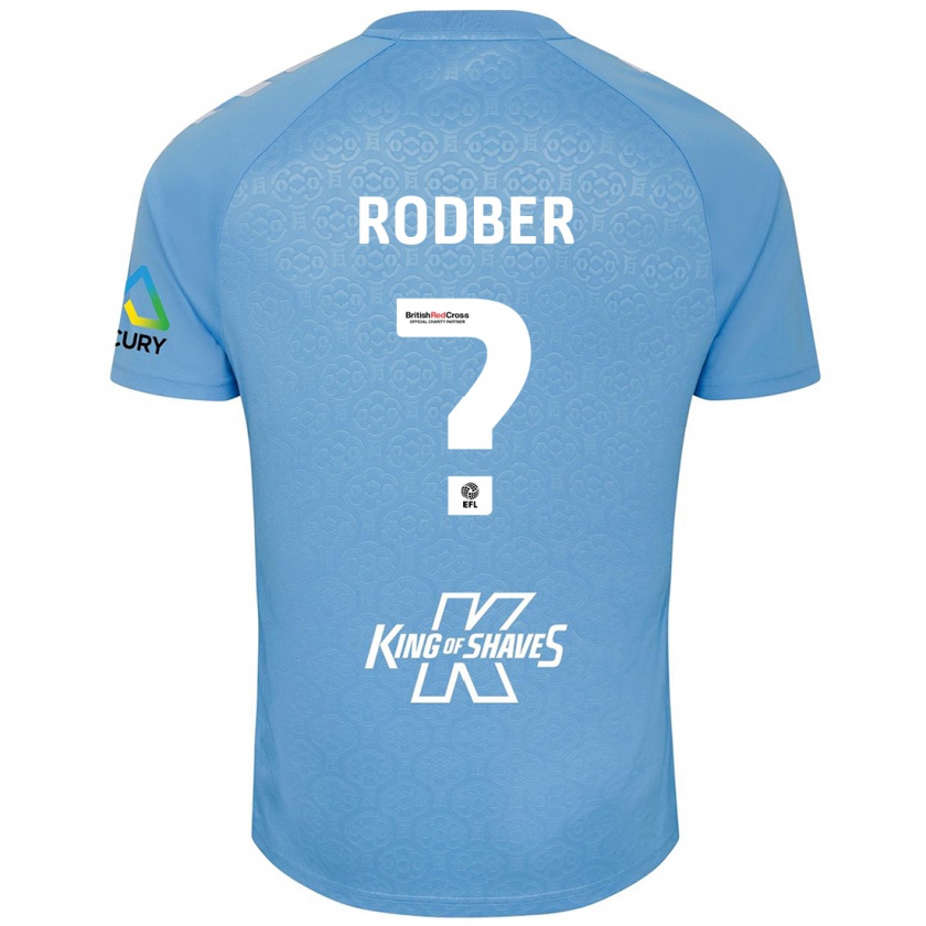 Kandiny Férfi Samuel Rodber #0 Kék Fehér Hazai Jersey 2024/25 Mez Póló Ing