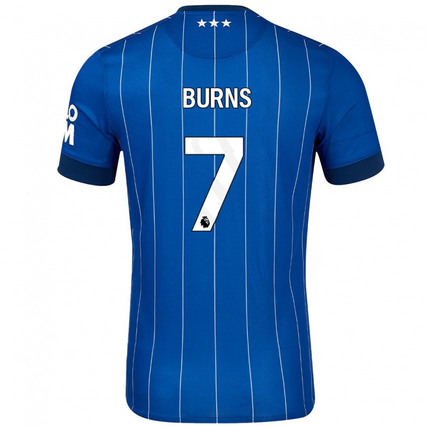 Kandiny Férfi Wes Burns #7 Sötétkék Hazai Jersey 2024/25 Mez Póló Ing