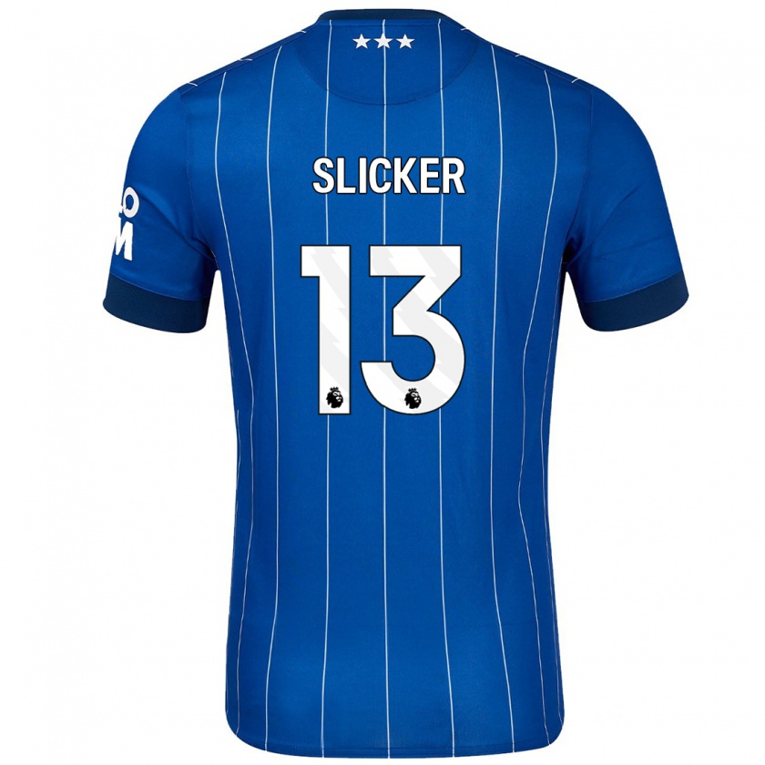 Kandiny Férfi Cieran Slicker #13 Sötétkék Hazai Jersey 2024/25 Mez Póló Ing