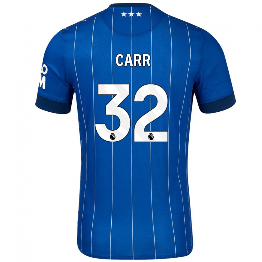 Kandiny Férfi Ryan Carr #32 Sötétkék Hazai Jersey 2024/25 Mez Póló Ing