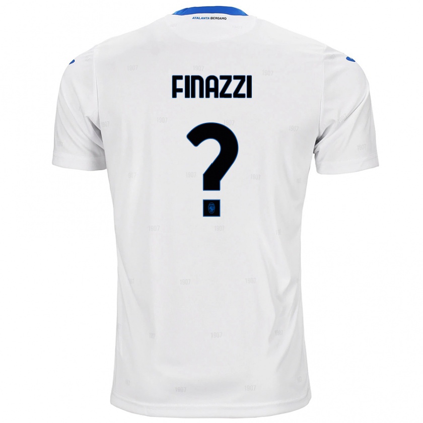 Kandiny Férfi Riccardo Finazzi #0 Fehér Idegenbeli Jersey 2024/25 Mez Póló Ing