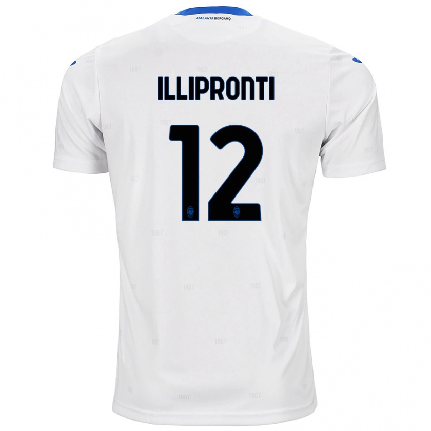 Kandiny Férfi Filippo Illipronti #12 Fehér Idegenbeli Jersey 2024/25 Mez Póló Ing