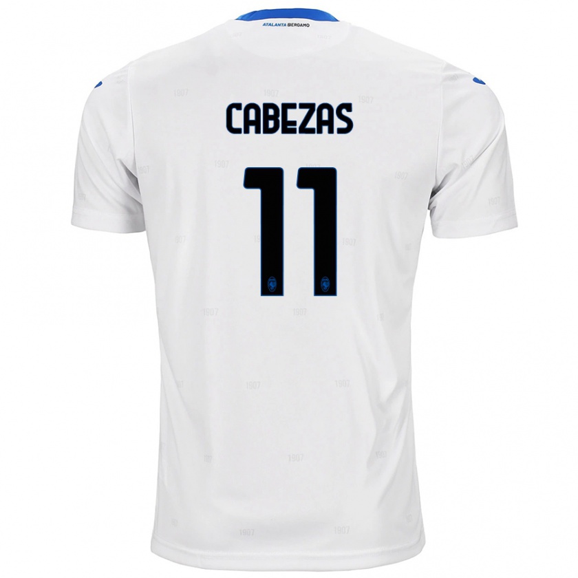 Kandiny Férfi Bryan Cabezas #11 Fehér Idegenbeli Jersey 2024/25 Mez Póló Ing