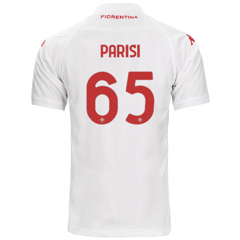 Kandiny Férfi Fabiano Parisi #65 Fehér Idegenbeli Jersey 2024/25 Mez Póló Ing