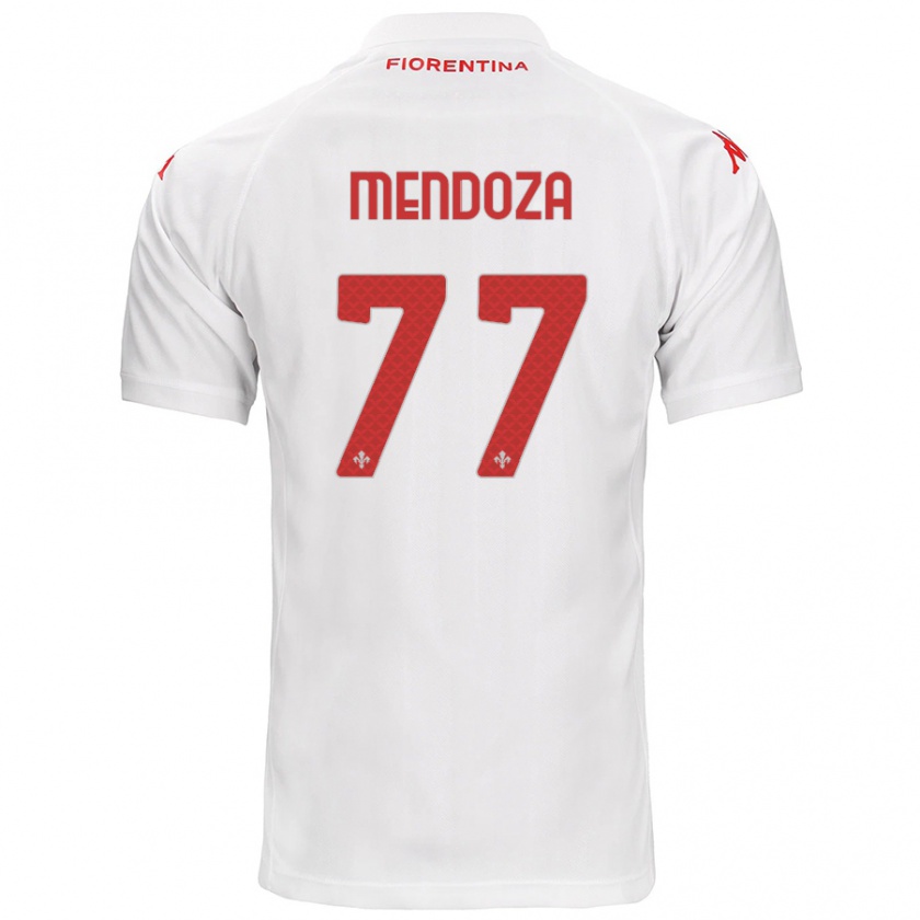 Kandiny Férfi William Mendoza #77 Fehér Idegenbeli Jersey 2024/25 Mez Póló Ing