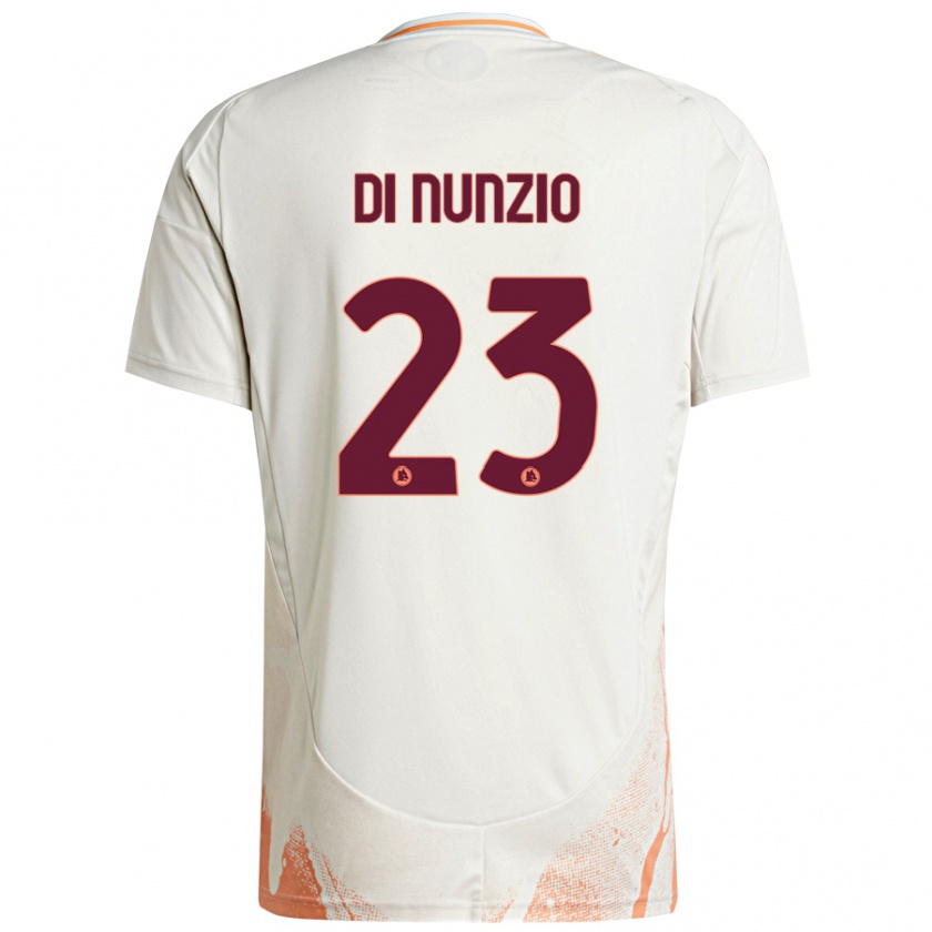 Kandiny Férfi Alessandro Di Nunzio #23 Krém Fehér Narancs Idegenbeli Jersey 2024/25 Mez Póló Ing