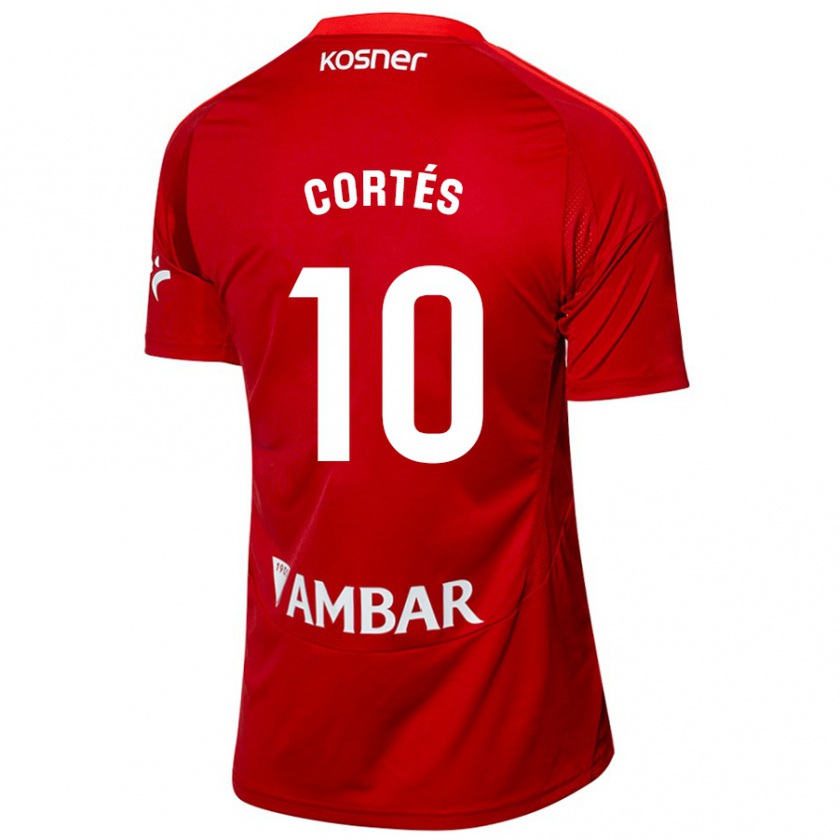 Kandiny Férfi Pablo Cortés #10 Fehér Kék Idegenbeli Jersey 2024/25 Mez Póló Ing