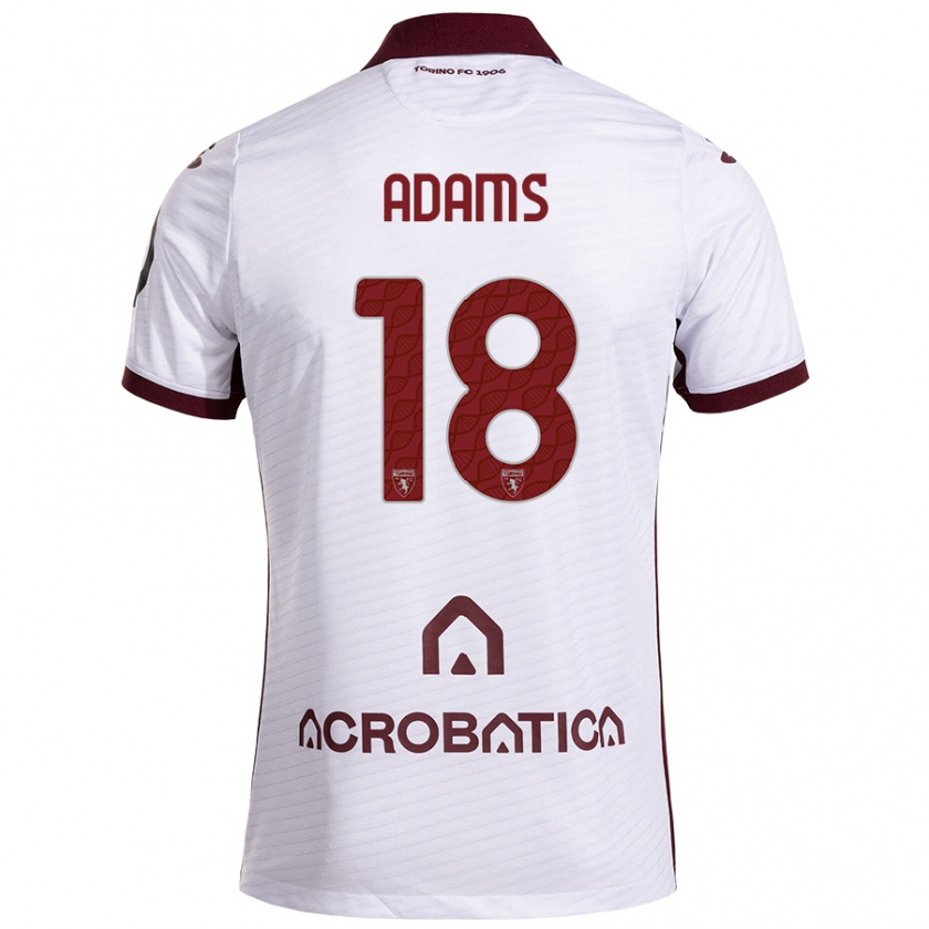 Kandiny Férfi Ché Adams #18 Fehér Barna Idegenbeli Jersey 2024/25 Mez Póló Ing