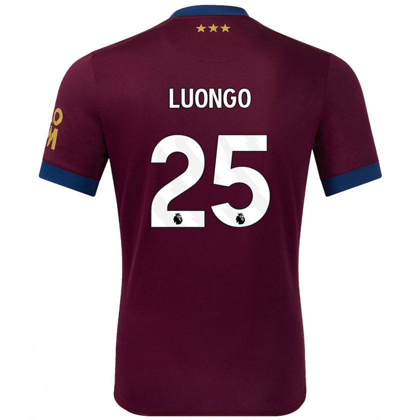 Kandiny Férfi Massimo Luongo #25 Barna Idegenbeli Jersey 2024/25 Mez Póló Ing