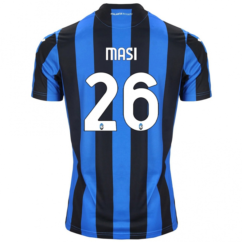 Kandiny Női Alberto Masi #26 Kék Fekete Hazai Jersey 2024/25 Mez Póló Ing