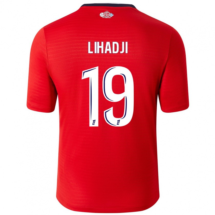 Kandiny Női Isaac Lihadji #19 Piros Fehér Hazai Jersey 2024/25 Mez Póló Ing