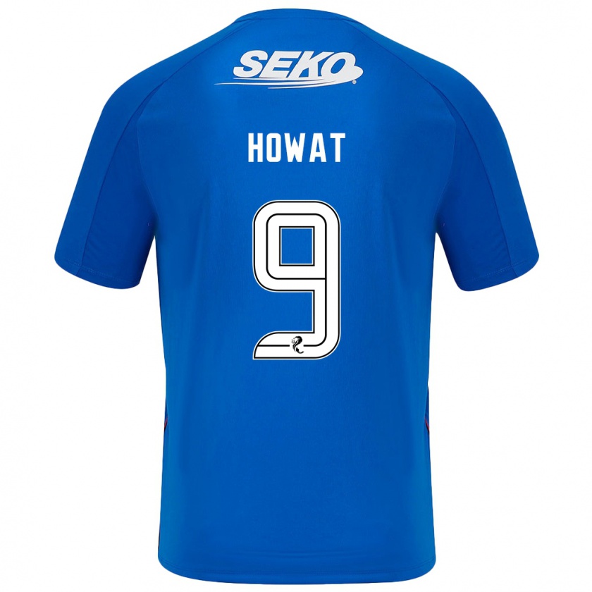 Kandiny Női Kirsty Howat #9 Sötétkék Hazai Jersey 2024/25 Mez Póló Ing