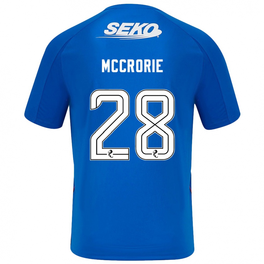 Kandiny Női Robby Mccrorie #28 Sötétkék Hazai Jersey 2024/25 Mez Póló Ing