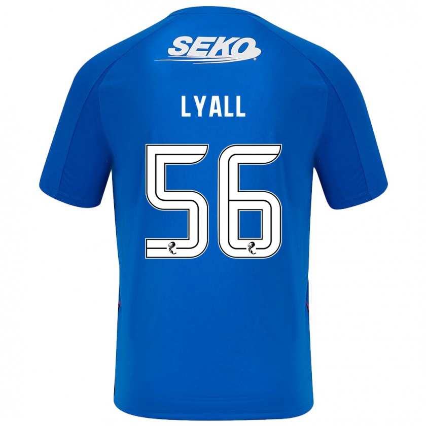 Kandiny Női Arron Lyall #56 Sötétkék Hazai Jersey 2024/25 Mez Póló Ing