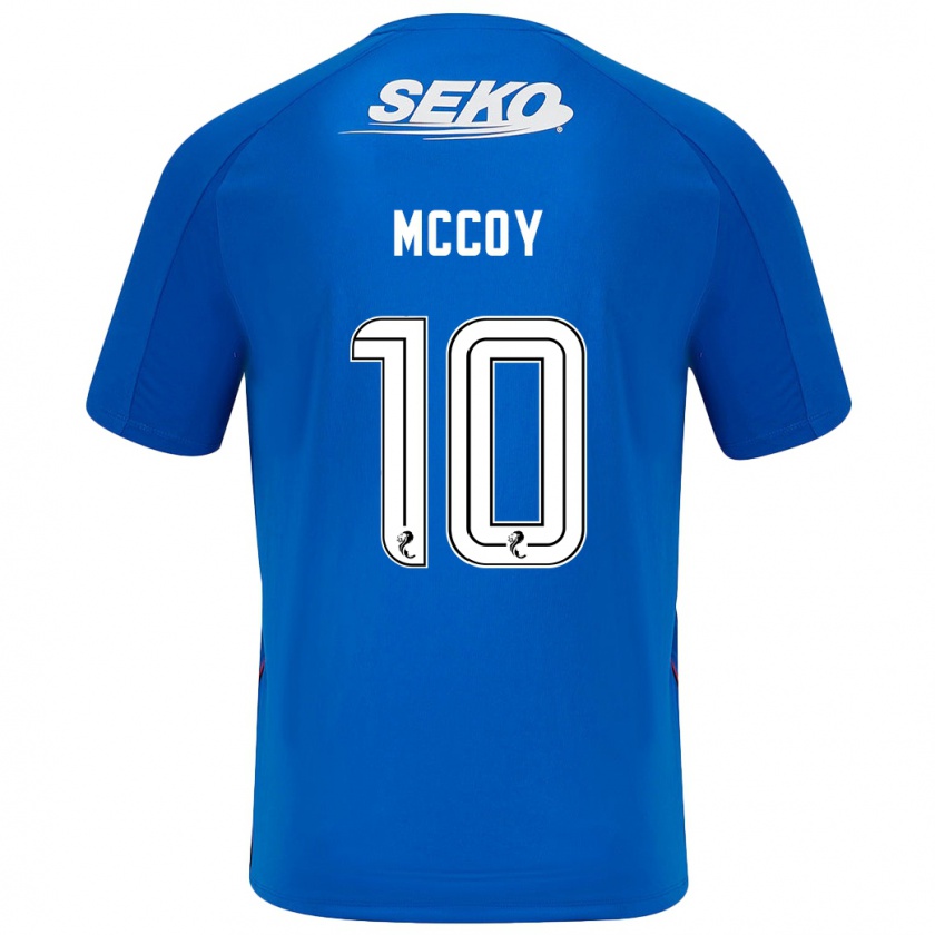 Kandiny Női Kayla Mccoy #10 Sötétkék Hazai Jersey 2024/25 Mez Póló Ing