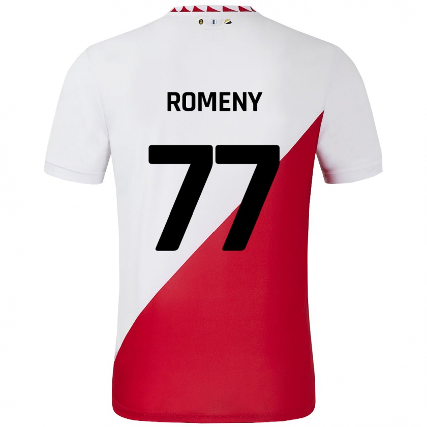 Kandiny Női Ole Romeny #77 Fehér Piros Hazai Jersey 2024/25 Mez Póló Ing