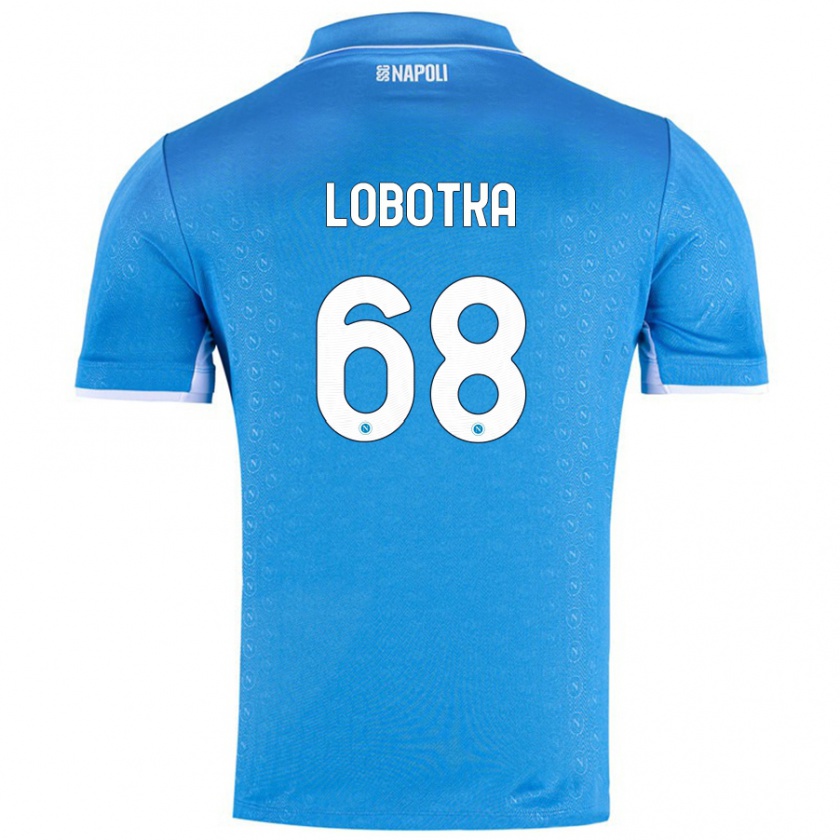 Kandiny Női Stanislav Lobotka #68 Ég Kék Hazai Jersey 2024/25 Mez Póló Ing