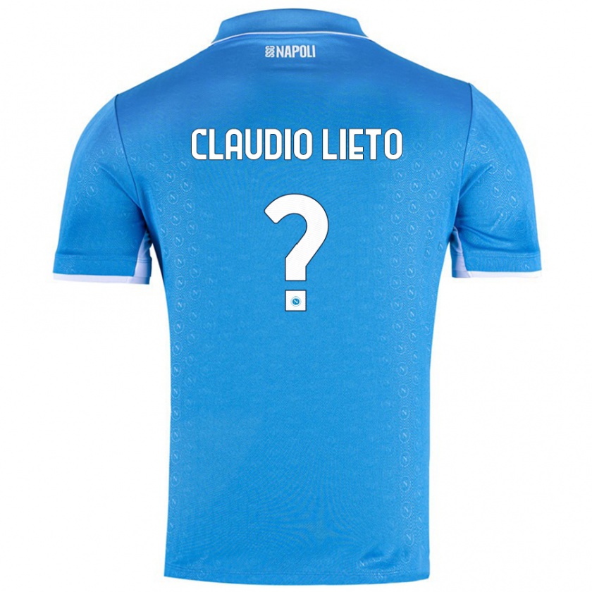 Kandiny Női Claudio Lieto #0 Ég Kék Hazai Jersey 2024/25 Mez Póló Ing