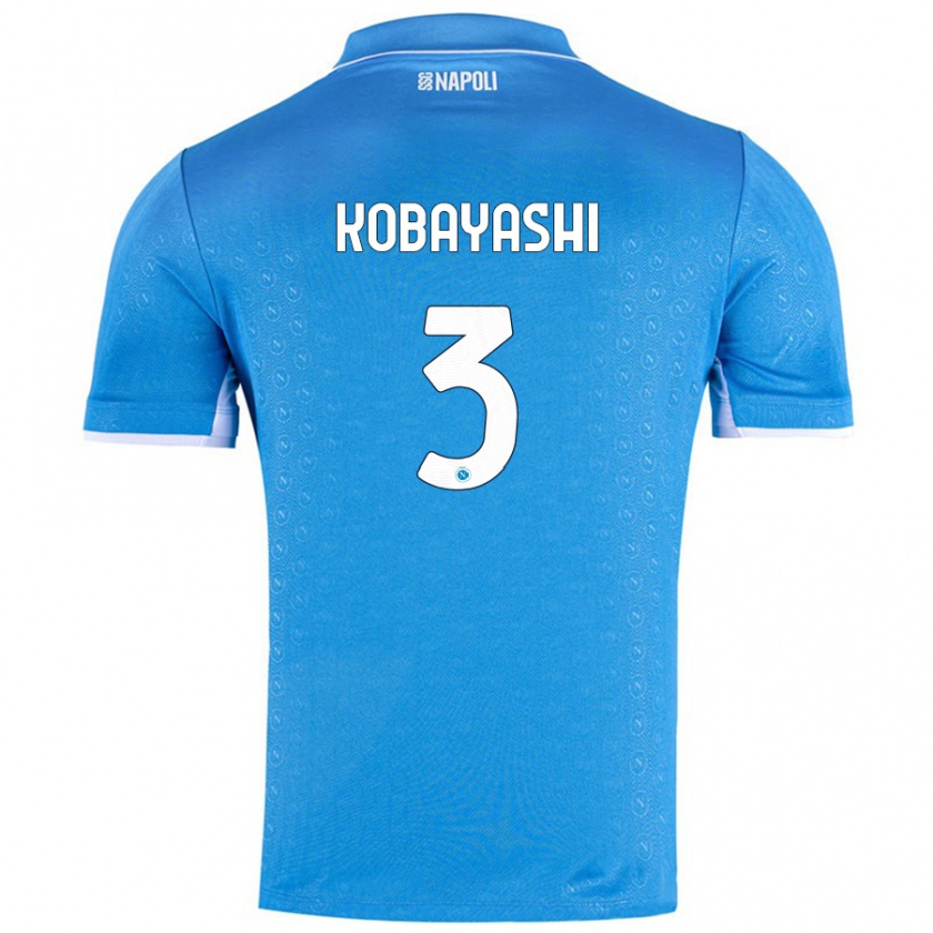 Kandiny Női Miharu Kobayashi #3 Ég Kék Hazai Jersey 2024/25 Mez Póló Ing