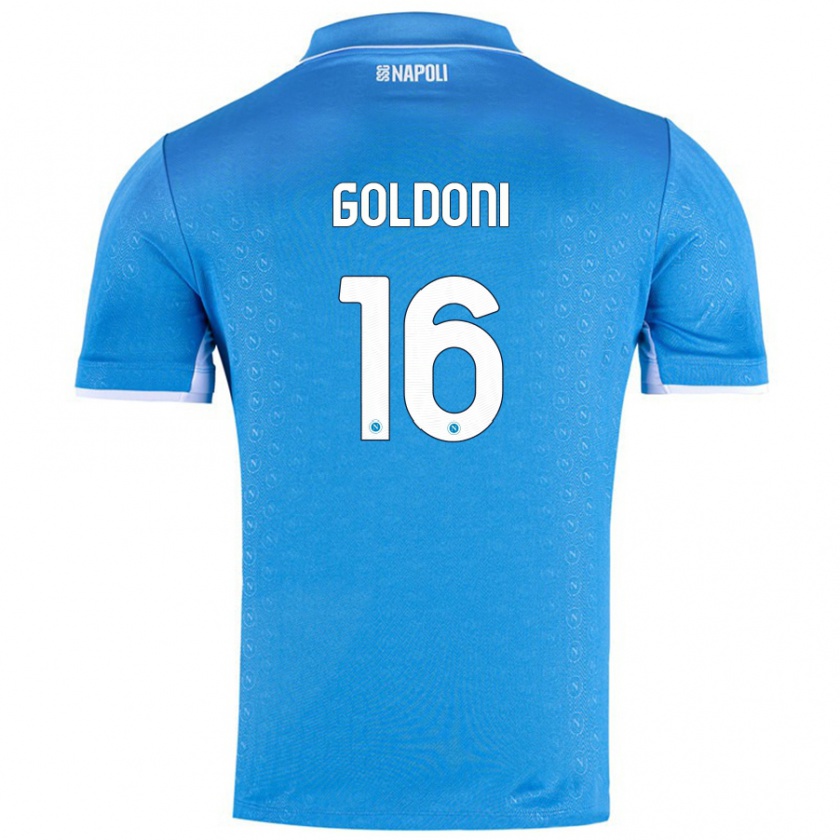 Kandiny Női Eleonora Goldoni #16 Ég Kék Hazai Jersey 2024/25 Mez Póló Ing