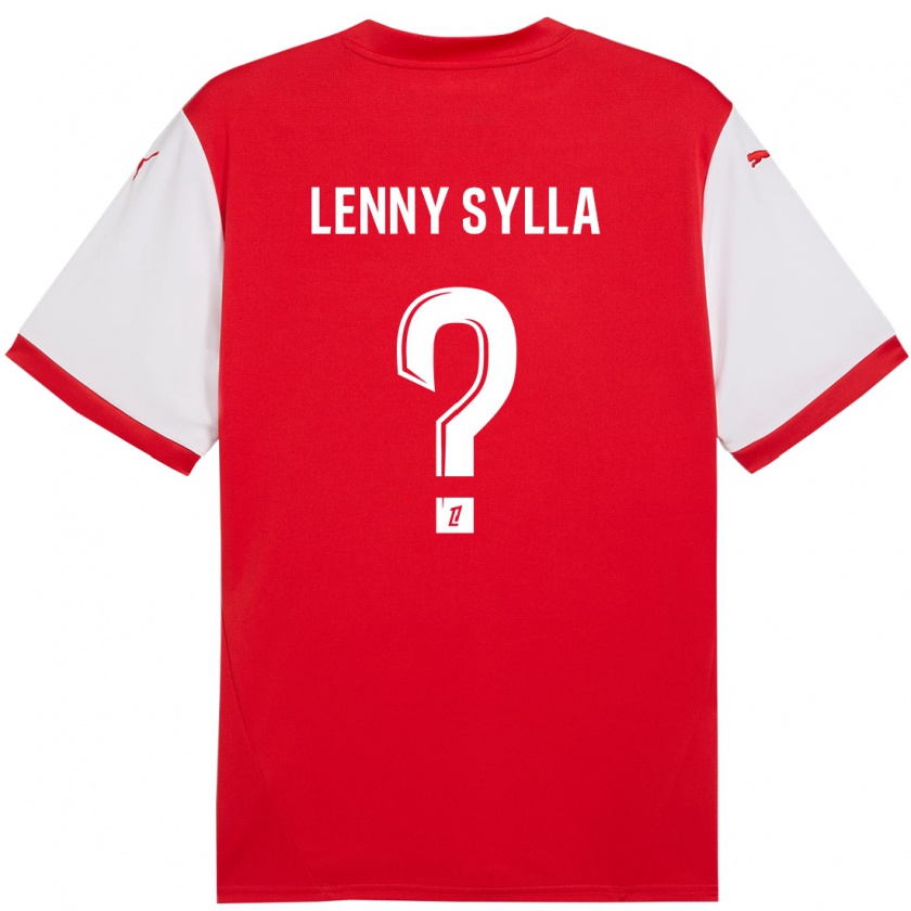 Kandiny Női Lenny Sylla #0 Piros Fehér Hazai Jersey 2024/25 Mez Póló Ing