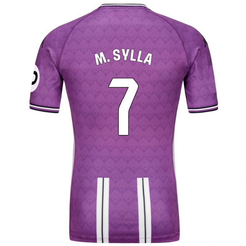 Kandiny Női Mamadou Sylla #7 Lila Fehér Hazai Jersey 2024/25 Mez Póló Ing