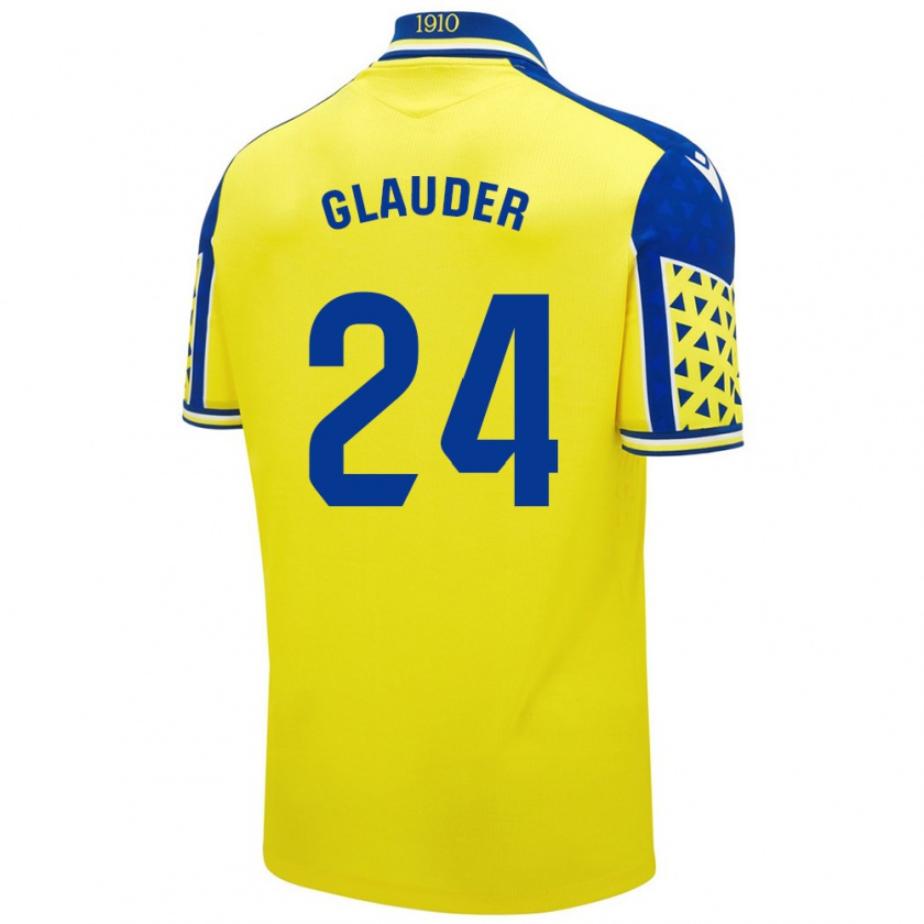 Kandiny Női Cristian Glauder #24 Sárga Kék Hazai Jersey 2024/25 Mez Póló Ing