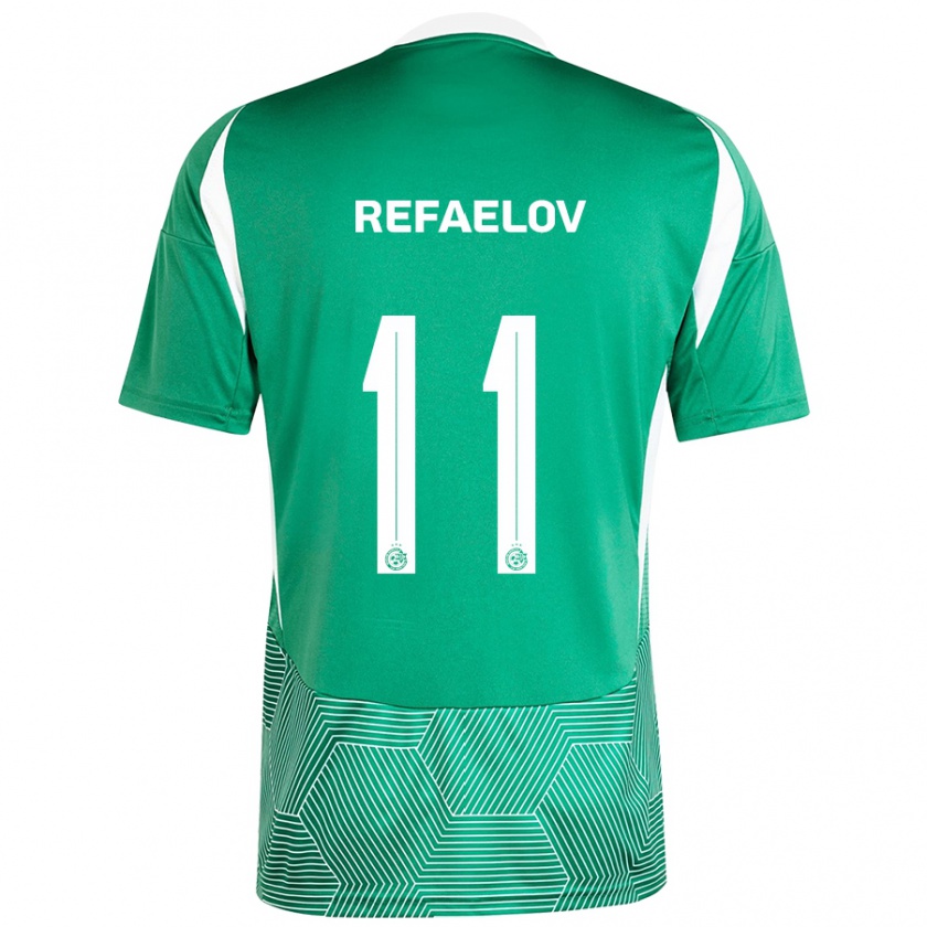 Kandiny Női Lior Refaelov #11 Zöld Fehér Hazai Jersey 2024/25 Mez Póló Ing