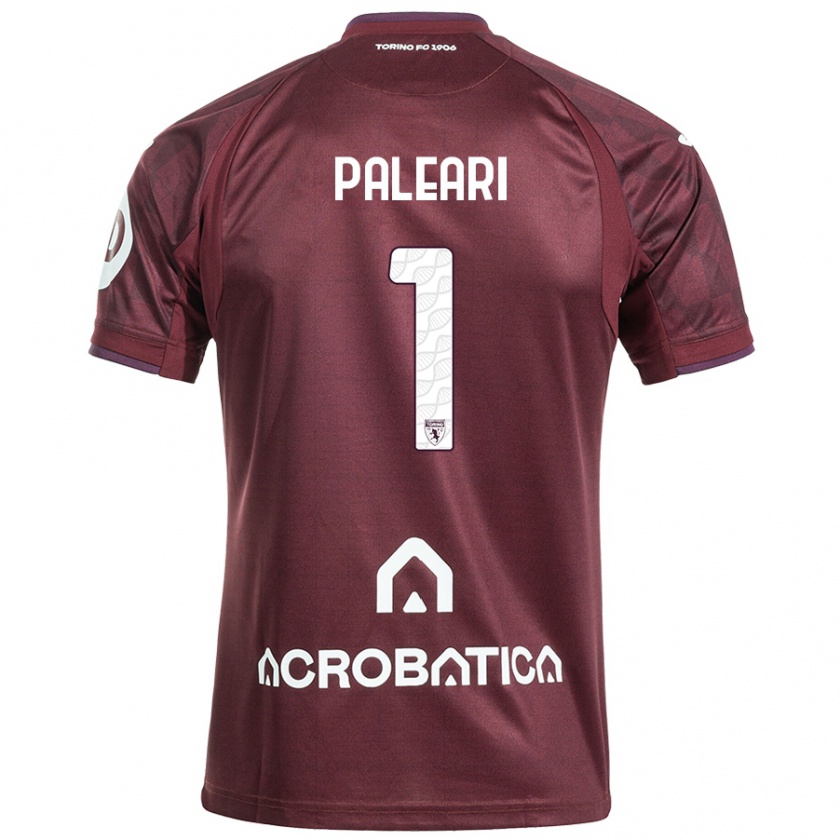 Kandiny Női Alberto Paleari #1 Barna Fehér Hazai Jersey 2024/25 Mez Póló Ing