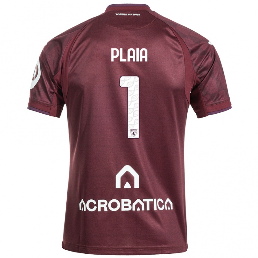 Kandiny Női Francesco Plaia #1 Barna Fehér Hazai Jersey 2024/25 Mez Póló Ing