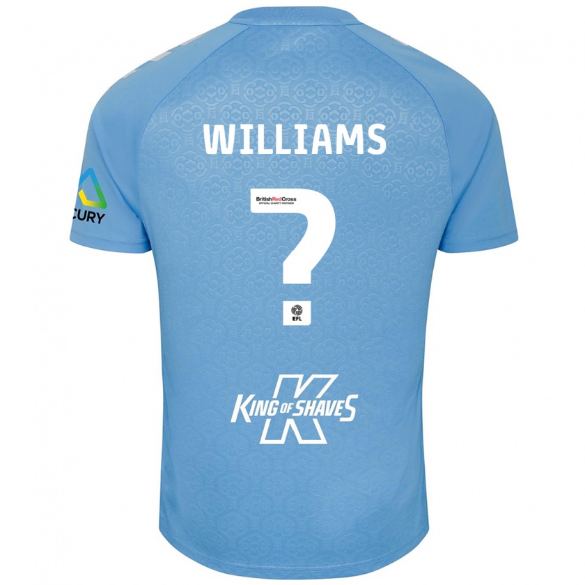 Kandiny Női Thomas Williams #0 Kék Fehér Hazai Jersey 2024/25 Mez Póló Ing