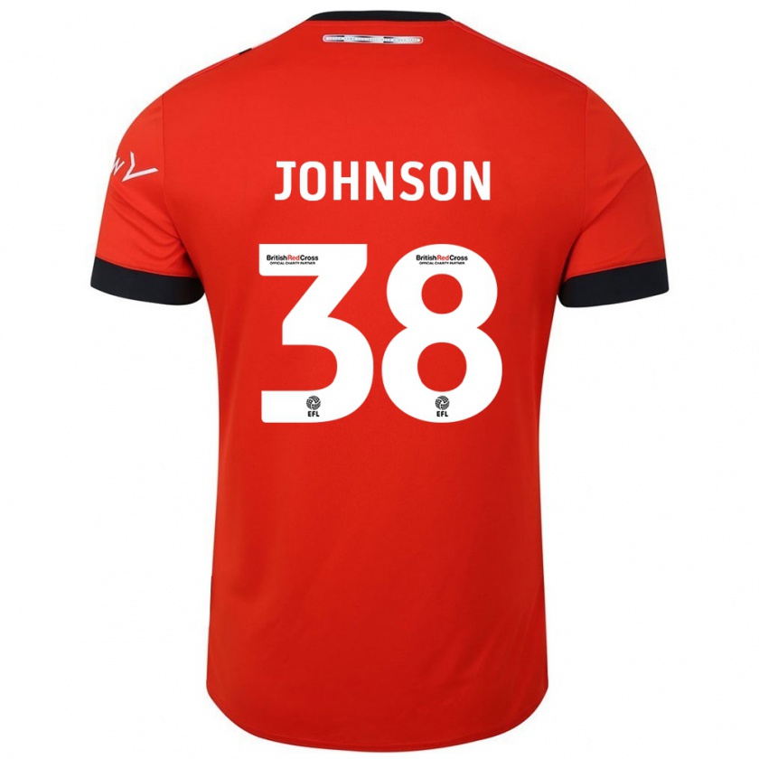 Kandiny Női Joe Johnson #38 Narancssárga Fekete Hazai Jersey 2024/25 Mez Póló Ing