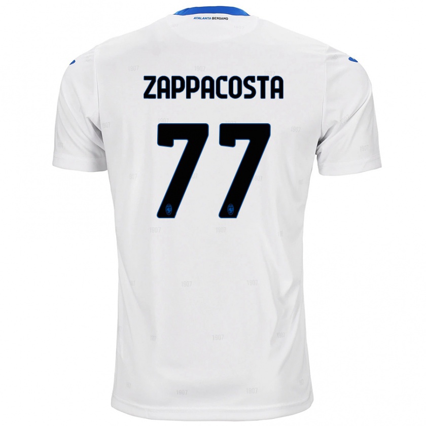 Kandiny Női Davide Zappacosta #77 Fehér Idegenbeli Jersey 2024/25 Mez Póló Ing