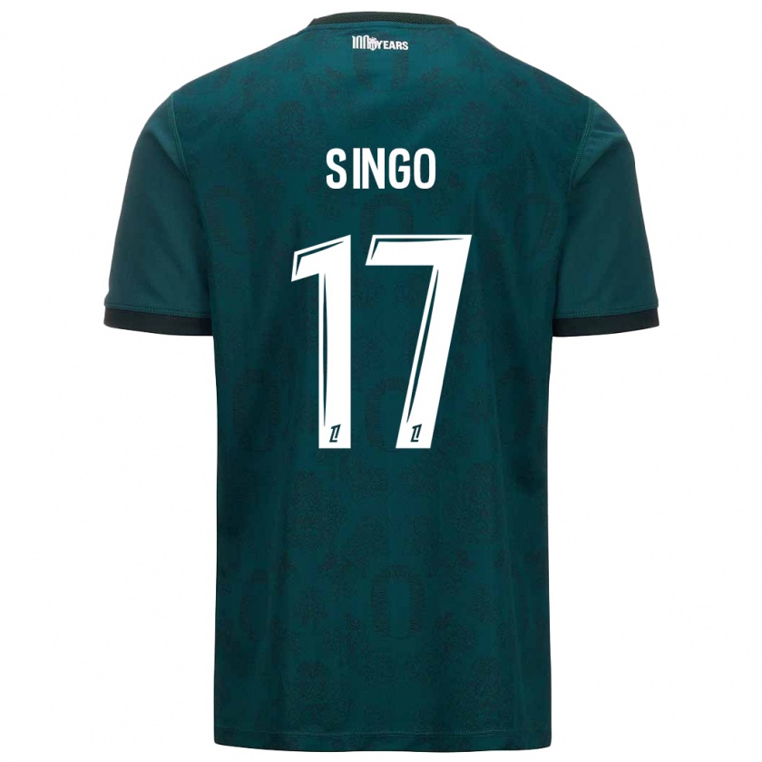 Kandiny Női Wilfried Singo #17 Sötétzöld Idegenbeli Jersey 2024/25 Mez Póló Ing