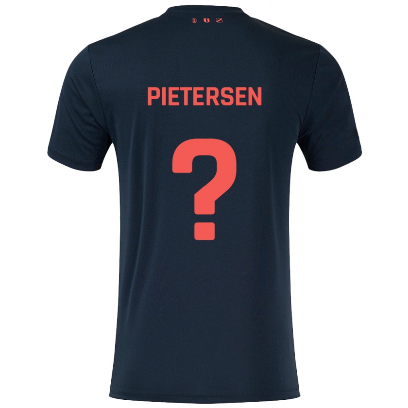 Kandiny Női Stan Pietersen #0 Fekete Piros Idegenbeli Jersey 2024/25 Mez Póló Ing