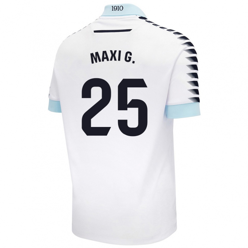 Kandiny Női Maxi Gómez #25 Fehér Kék Idegenbeli Jersey 2024/25 Mez Póló Ing