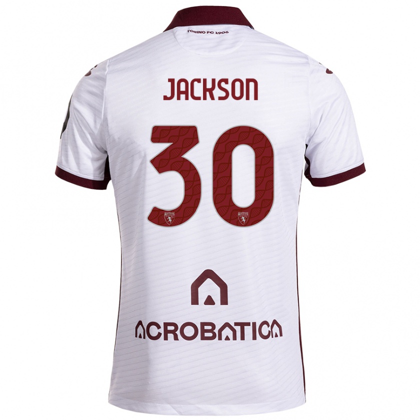 Kandiny Női Michael Jackson #30 Fehér Barna Idegenbeli Jersey 2024/25 Mez Póló Ing