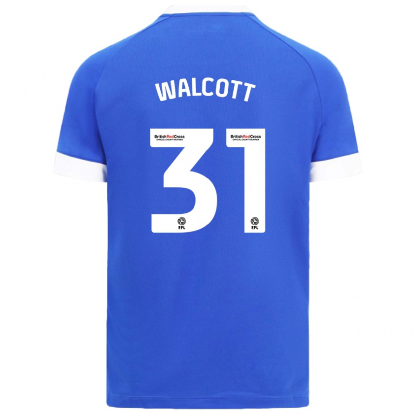 Kandiny Gyermek Malachi Fagan-Walcott #31 Égszínkék Hazai Jersey 2024/25 Mez Póló Ing