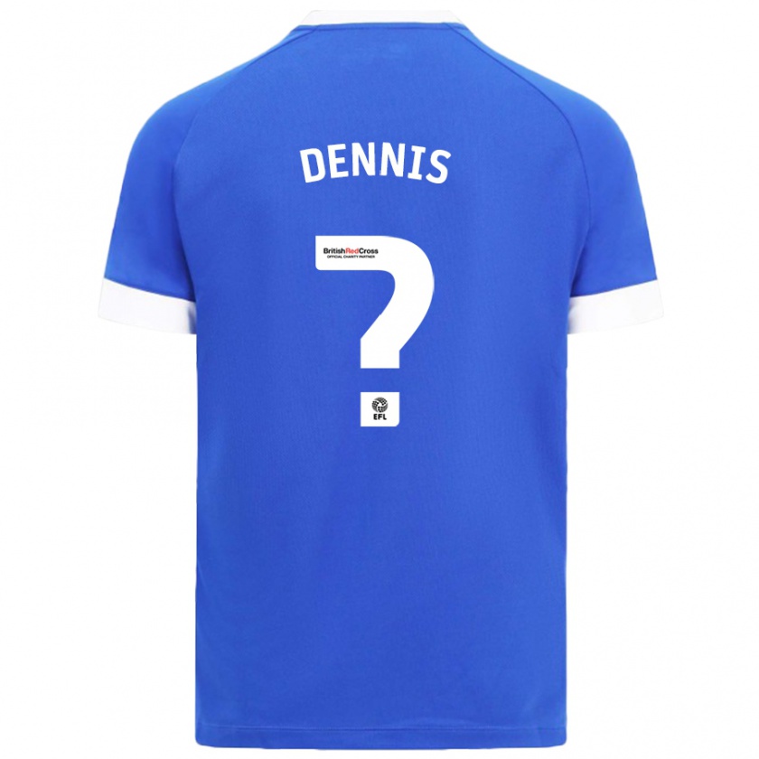 Kandiny Gyermek Jake Dennis #0 Égszínkék Hazai Jersey 2024/25 Mez Póló Ing