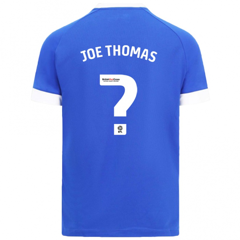 Kandiny Gyermek Joe Thomas #0 Égszínkék Hazai Jersey 2024/25 Mez Póló Ing