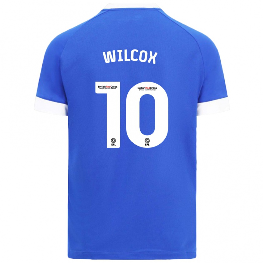 Kandiny Gyermek Danielle Wilcox #10 Égszínkék Hazai Jersey 2024/25 Mez Póló Ing