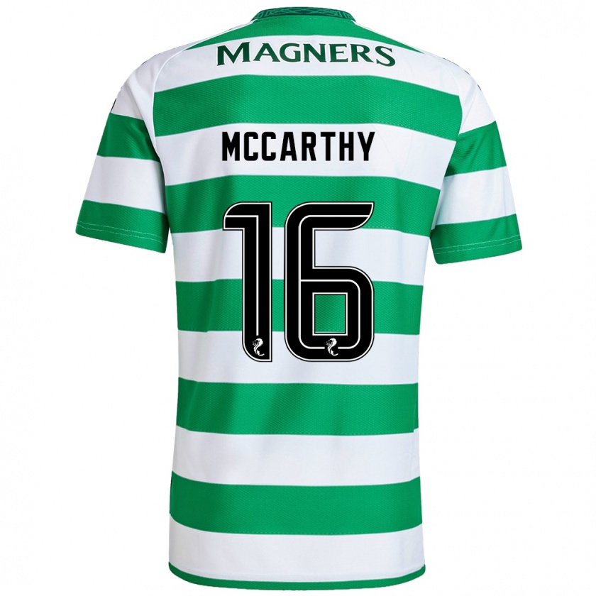 Kandiny Gyermek James Mccarthy #16 Zöld Fehér Hazai Jersey 2024/25 Mez Póló Ing